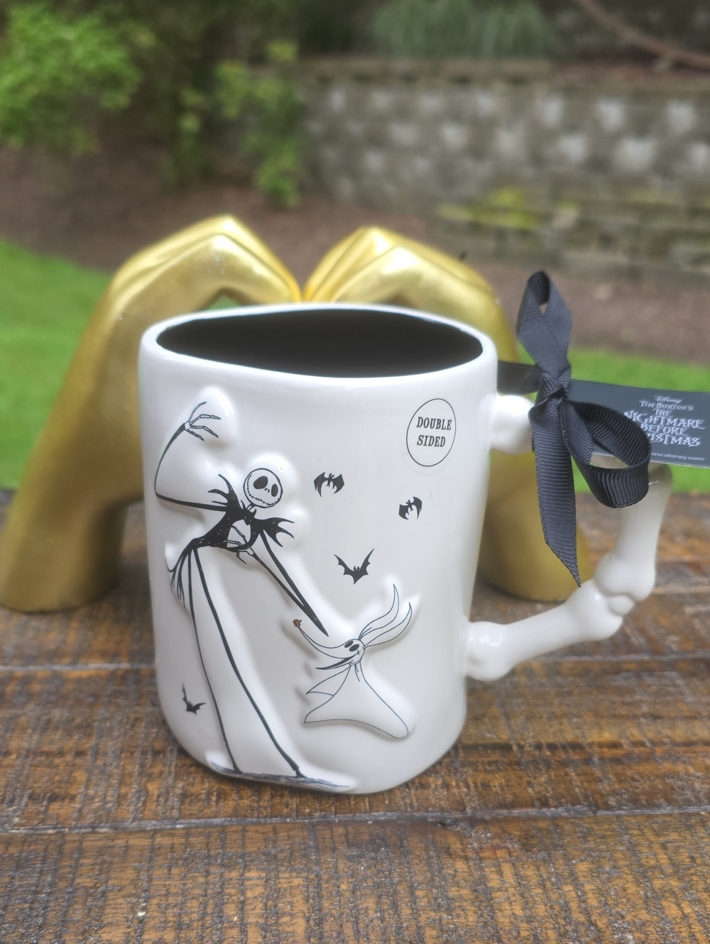 Disney x Rae Dunn The Nightmare Before Christmas Bone-Handle Mug